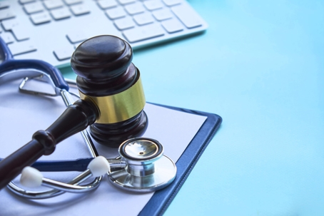 Gavel and stethoscope. medical jurisprudence. | Brett H. Oppenheimer, PLLC